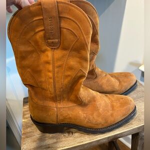 Men’s 11D Tecovas Bandera calfskin work boots in Wheat leather